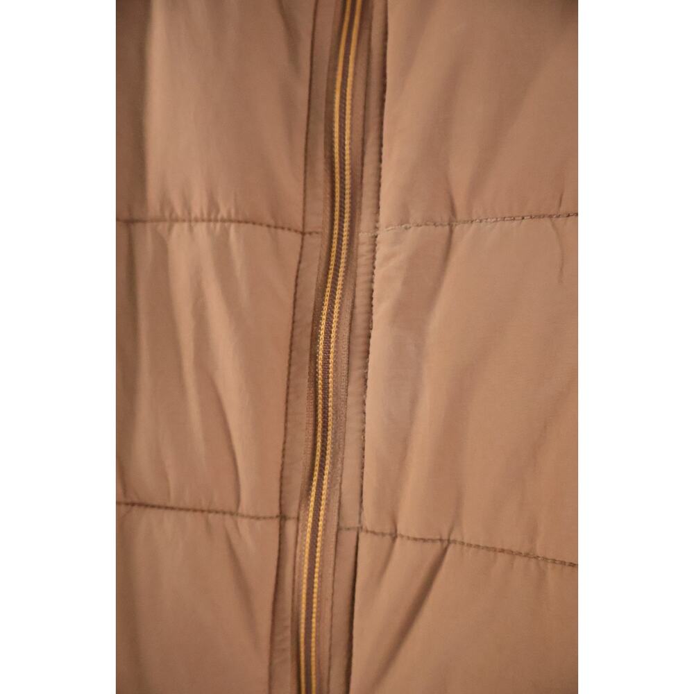 Free People Movement Pippa Puffer Jacket Brown Women Medium Full Zip Read - Picture 7 of 10